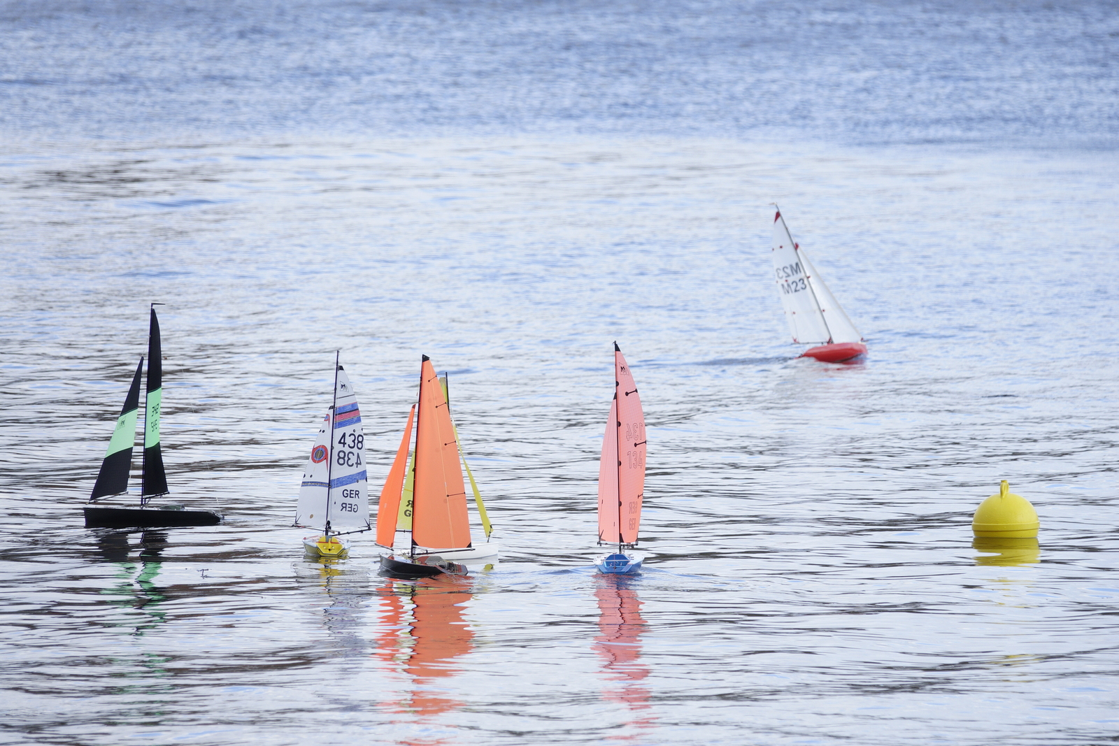 Insgesamt waren bis zu 8 Boote gleichzeitig im Wasser.