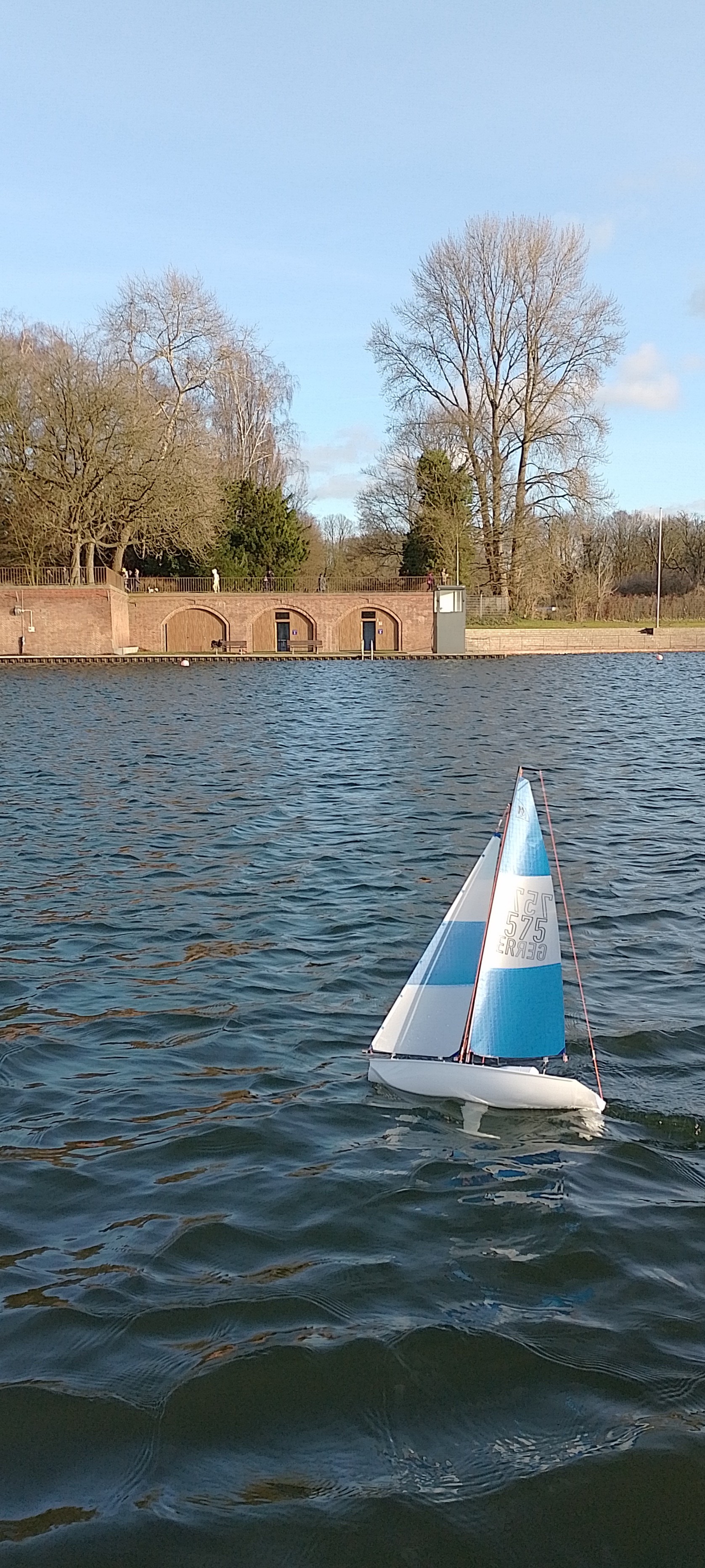 Knipsen vom Ruderboot aus.