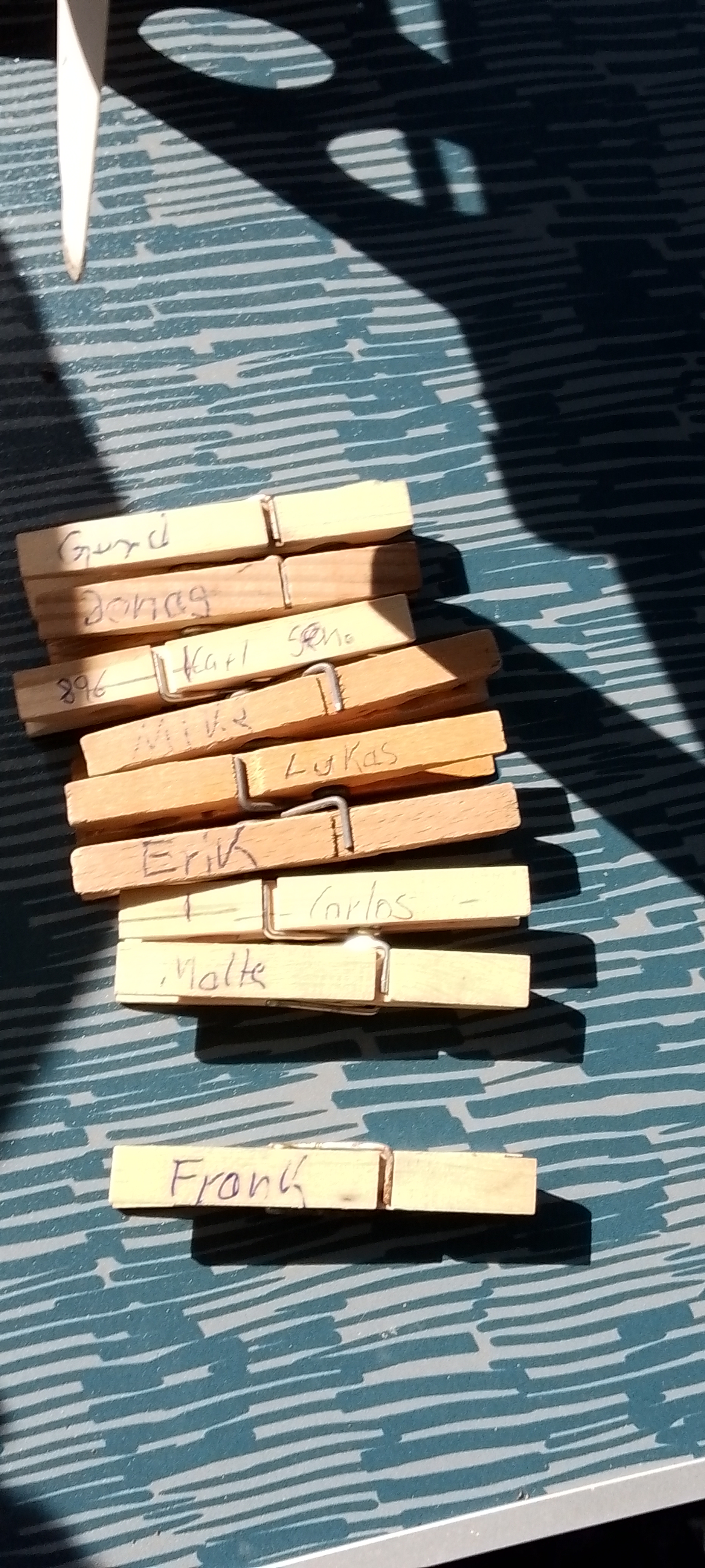 Bei Punktgleichheit hat Gerd auch mal Gas gegeben.