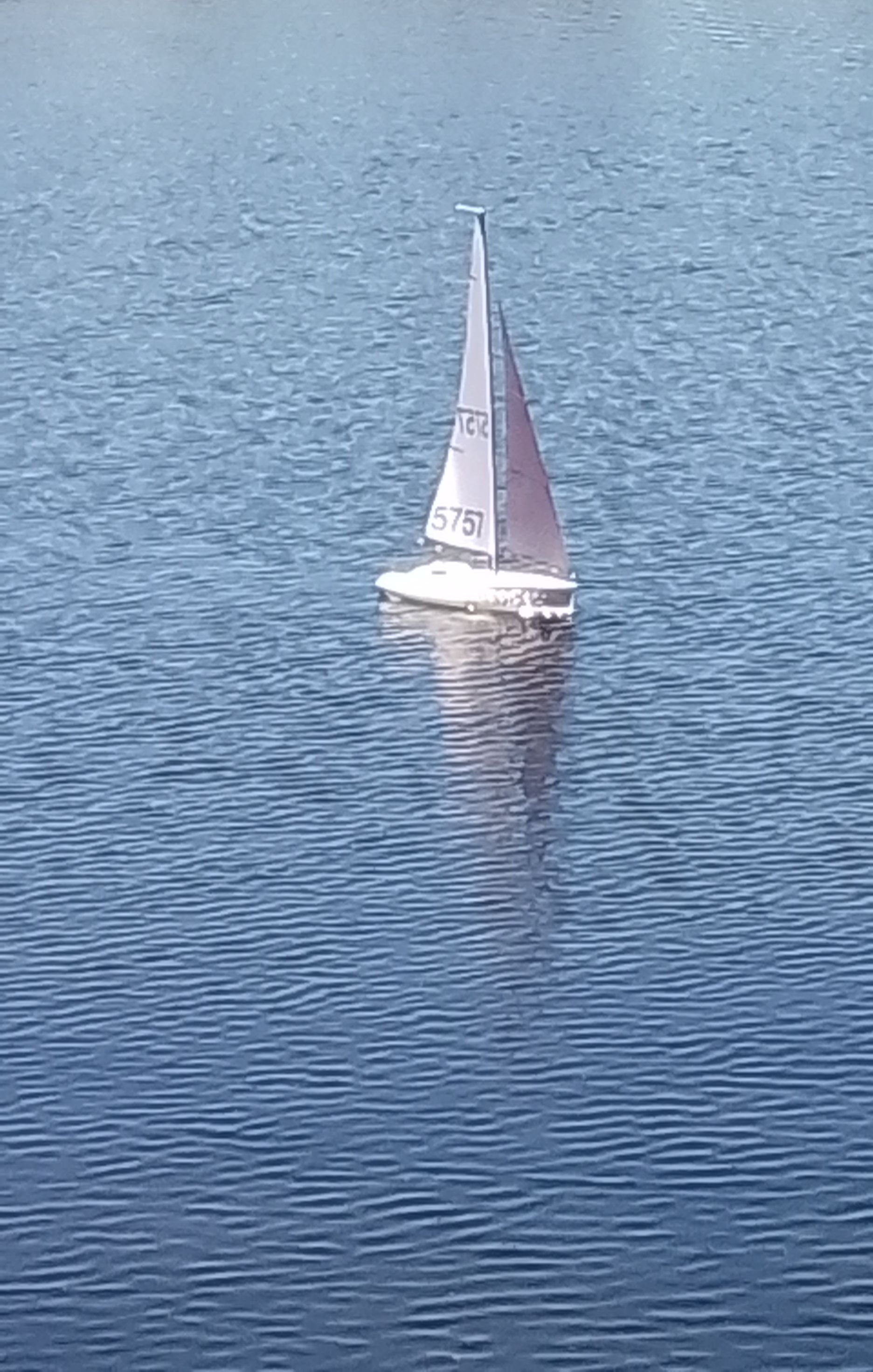 Endlich eine stille Brise.